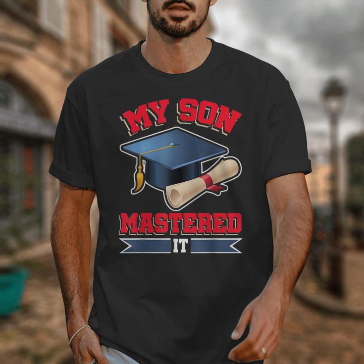 My Son Mastered It Shirt Masters Tee Graduate Graduation Unisex T-Shirt