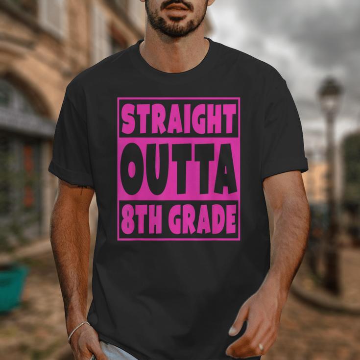 Straight Outta 8th Grade Graduation Eighth Grade T-Shirt Unisex T-Shirt