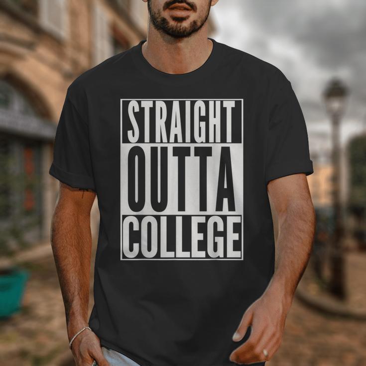 STRAIGHT OUTTA COLLEGE Graduation 2019 Her Him Women Unisex T-Shirt