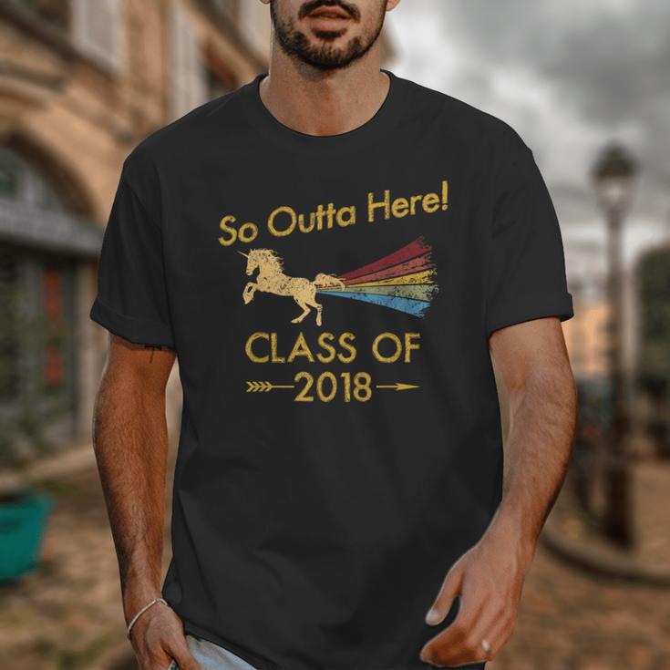 STRAIGHT OUTTA HIGH SCHOOL 2018 Grad Graduation Shirt Unisex T-Shirt