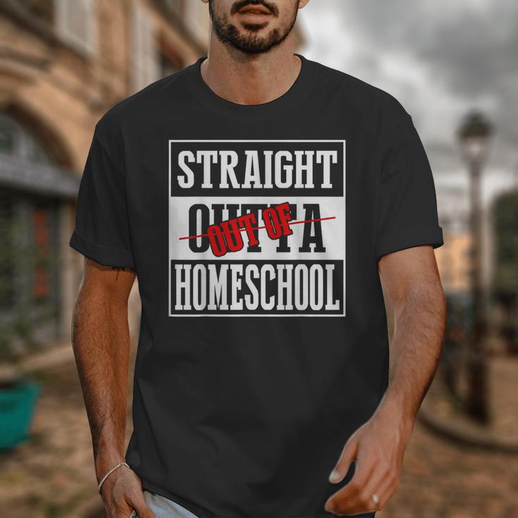 Straight Outta Homeschool Shirt Graduation Unisex T-Shirt
