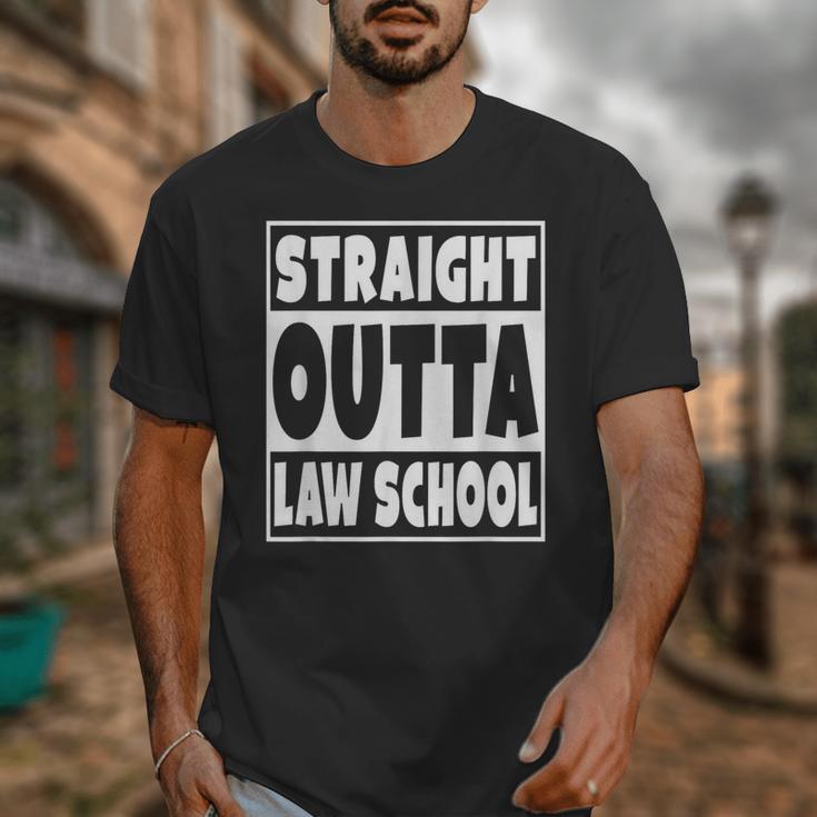 Straight Outta Law School Future Lawyer Graduation Unisex T-Shirt