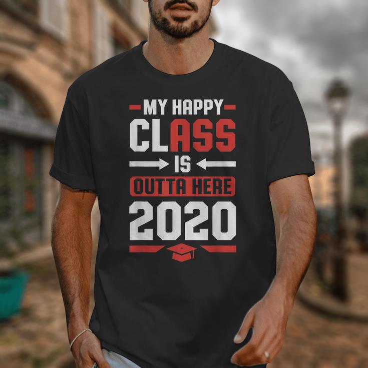 Student Graduation 2020 Tee My Happy Class Is Outta Here Unisex T-Shirt
