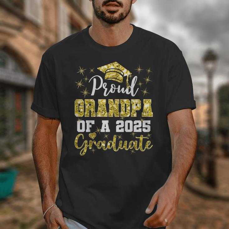 Super Proud Grandpa Of 2025 Graduate Graduation Family Unisex T-Shirt