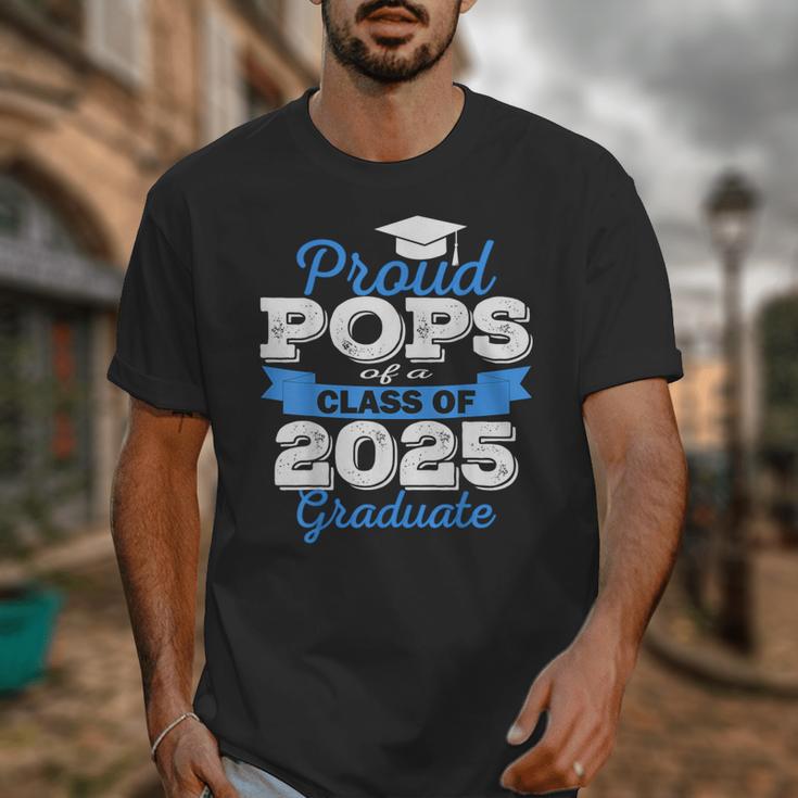 Super Proud Pops Of 2025 Graduate Senior Graduation Family Unisex T-Shirt