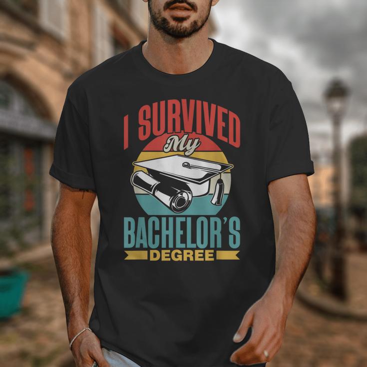 I Survived My Bachelor's Degree Party Bachelor Graduation Unisex T-Shirt