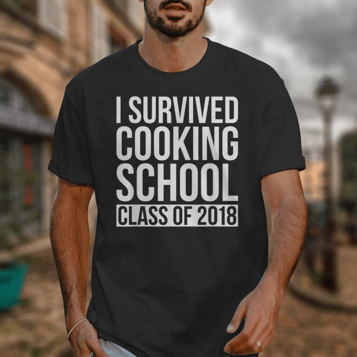 I Survived Cooking School Class Of 2018 Graduation Unisex T-Shirt