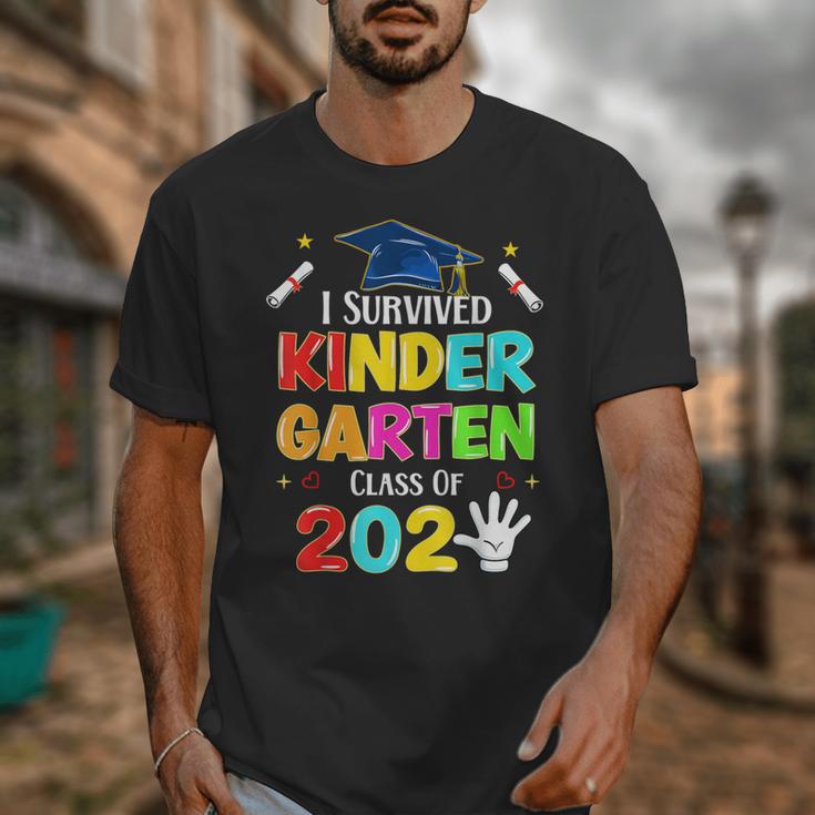 I Survived Kindergarten Graduation 2025 Graduate Boys Girls Unisex T-Shirt
