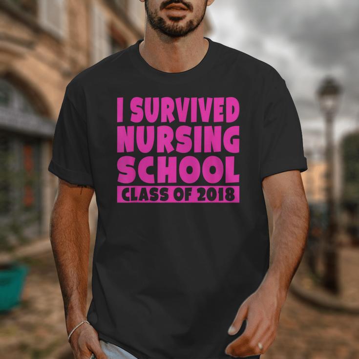 I Survived Nursing School Class Of 2018 Graduation Shirt Unisex T-Shirt