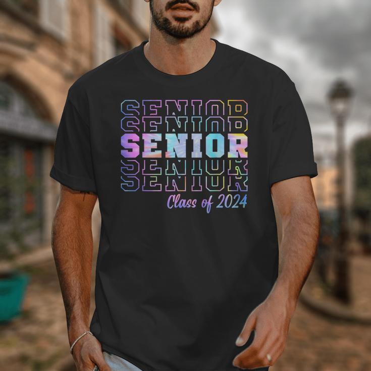 Tie Dye Senior 24 Class Of 2024 Seniors Graduation 24 Unisex T-Shirt