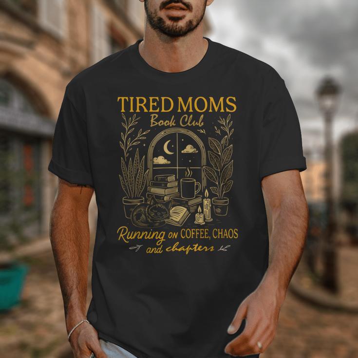 Tired Mom Club Bookish Things Booktrovert Book Lover Unisex T-Shirt