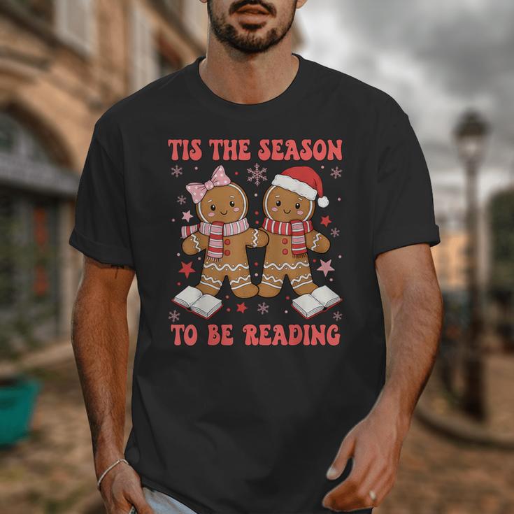Tis The Season Reading Christmas Shirt Book Lovers Teacher Unisex T-Shirt Tis The Season Reading Christmas Shirt Book Lovers Teacher Unisex T-Shirt