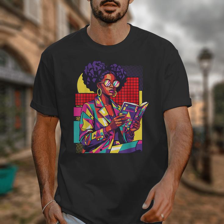 History Woman Reading Book Geometric Girl Educated Unisex T-Shirt History Woman Reading Book Geometric Girl Educated Unisex T-Shirt