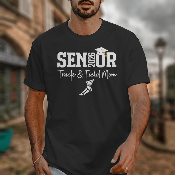 Track & Field Senior Mom Class Of 2026 Graduation 26 Unisex T-Shirt