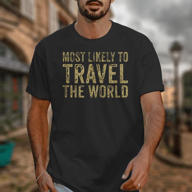 Travel Themed Graduation Tshirt Unisex T-Shirt