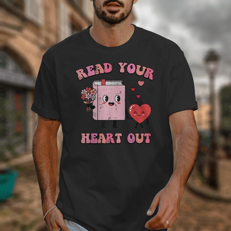 Valentines Day Book Read Your Heart Out Women Men Kids Unisex T-Shirt Valentines Day Book Read Your Heart Out Women Men Kids Unisex T-Shirt