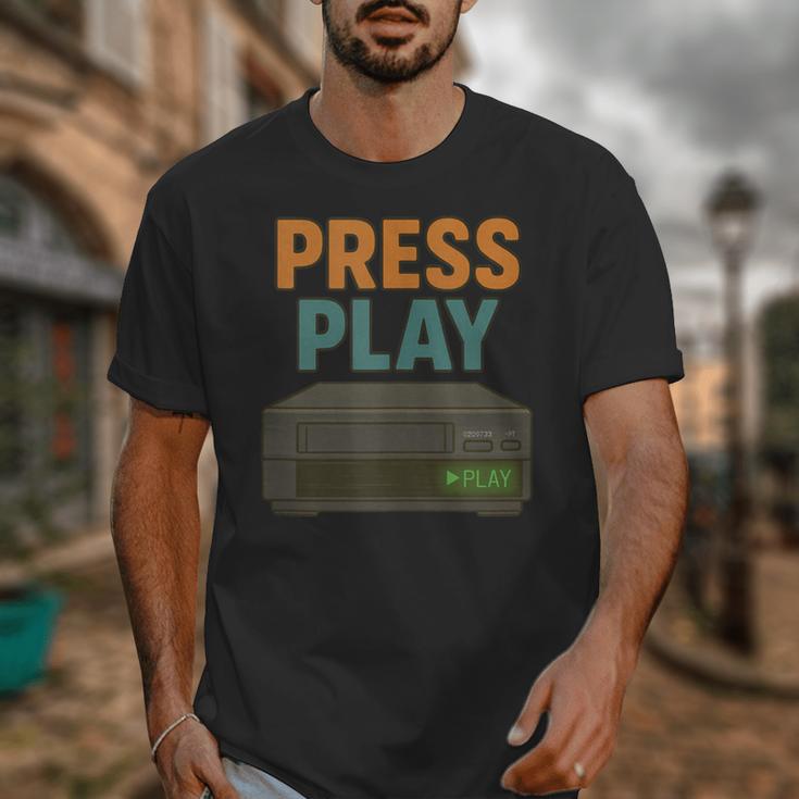 VHS Cassette Retro Analog Nostalgia Theme Unisex T-Shirt VHS Cassette Retro Analog Nostalgia Theme Unisex T-Shirt