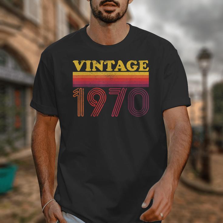 Vintage 1970 Retro Style 70's Born Nostalgia Vibes Birthday Unisex T-Shirt