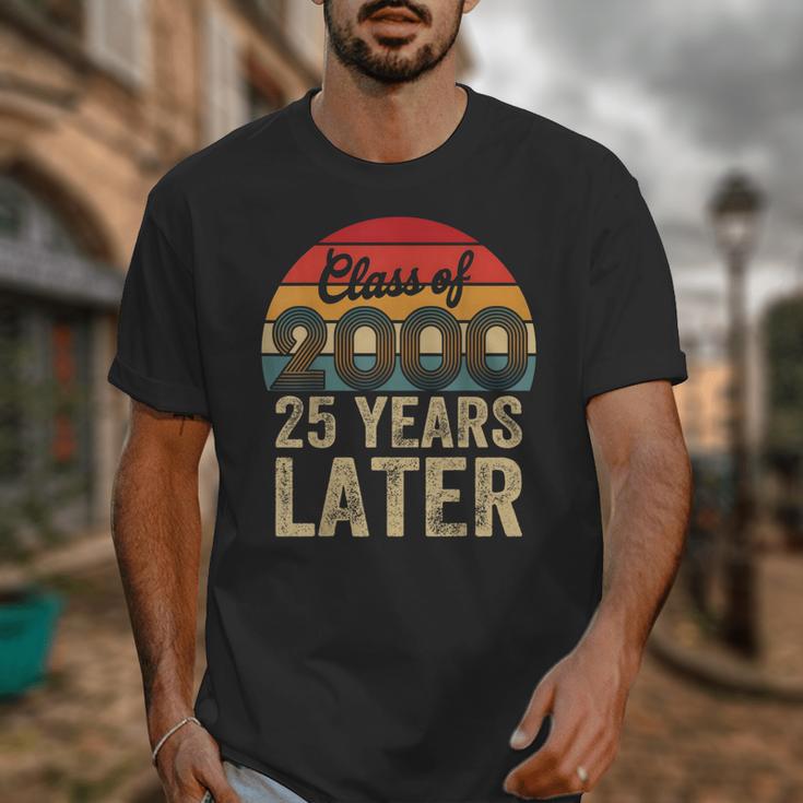 Vintage Class Of 2000 25 Years Later Reunion 25th Graduation Unisex T-Shirt
