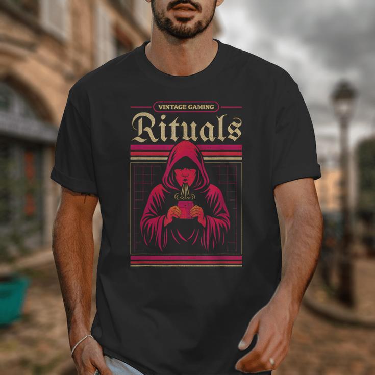 Vintage Gaming Rituals Retro Gamer Nostalgia Vintage Games Unisex T-Shirt Vintage Gaming Rituals Retro Gamer Nostalgia Vintage Games Unisex T-Shirt