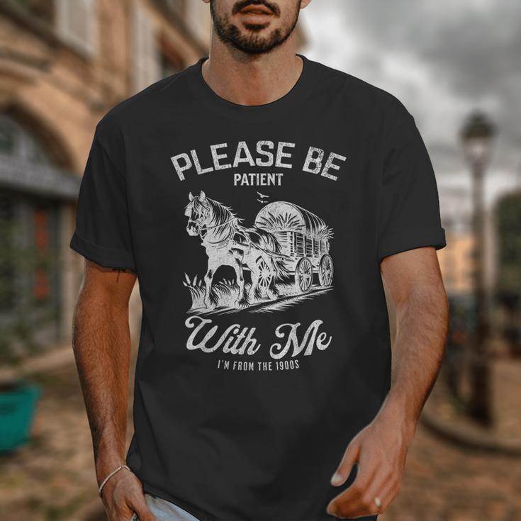 Vintage Horse Please Be Patient With Me I'm From The 1900s Unisex T-Shirt
