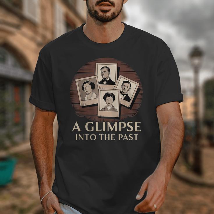Vintage Portrait Photography Memory Nostalgia Vibe Unisex T-Shirt Vintage Portrait Photography Memory Nostalgia Vibe Unisex T-Shirt