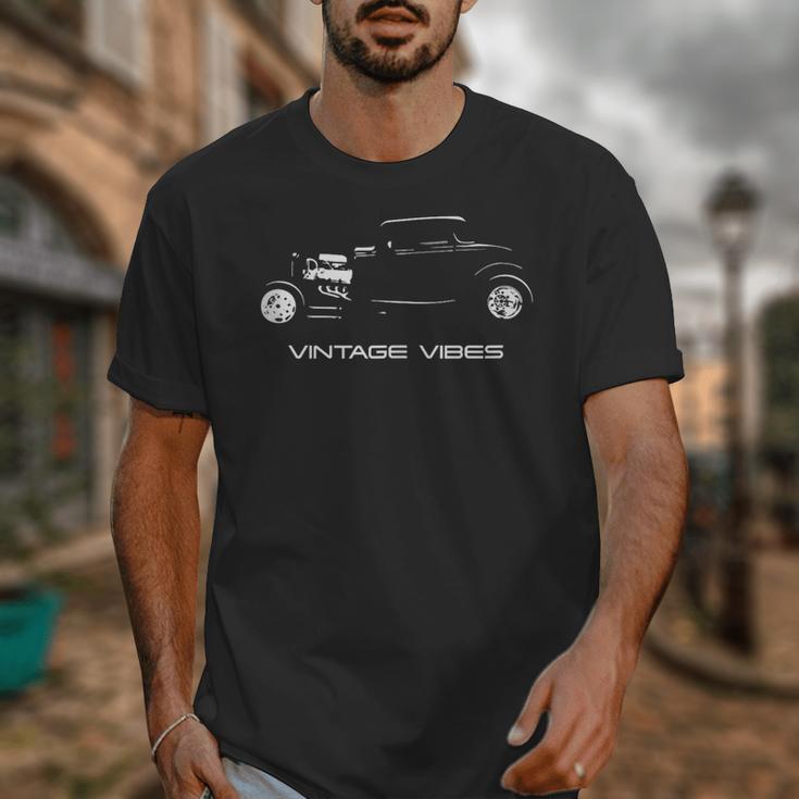 Vintage Vibes Automotive Nostalgia Classic Hotrod Car Unisex T-Shirt