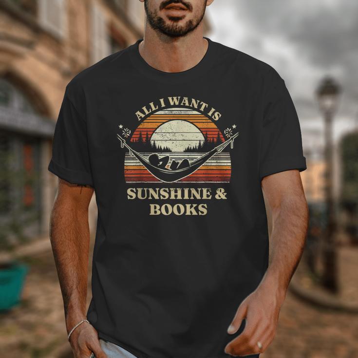 All I Want Is Sunshine & Books Summer Reading Unisex T-Shirt All I Want Is Sunshine & Books Summer Reading Unisex T-Shirt