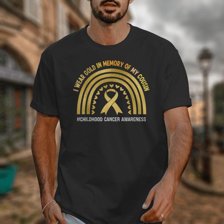 I Wear Gold In Memory Of My Cousin Unisex T-Shirt I Wear Gold In Memory Of My Cousin Unisex T-Shirt