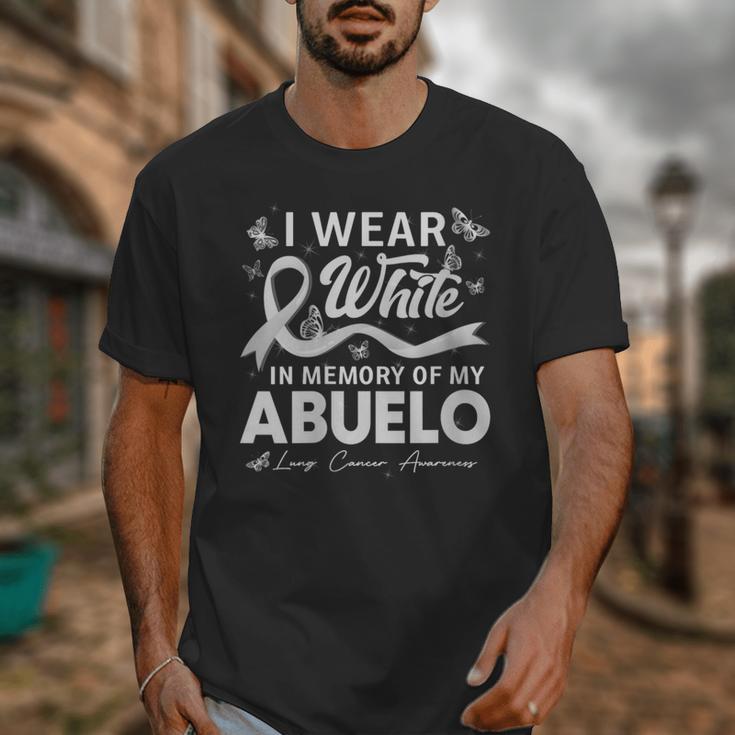 I Wear In Memory Of My Abuelo Lung Cancer Unisex T-Shirt