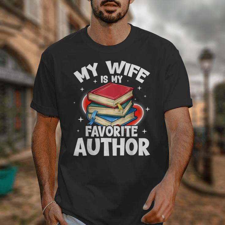 My Wife Is My Favorite Author Book Writer Unisex T-Shirt