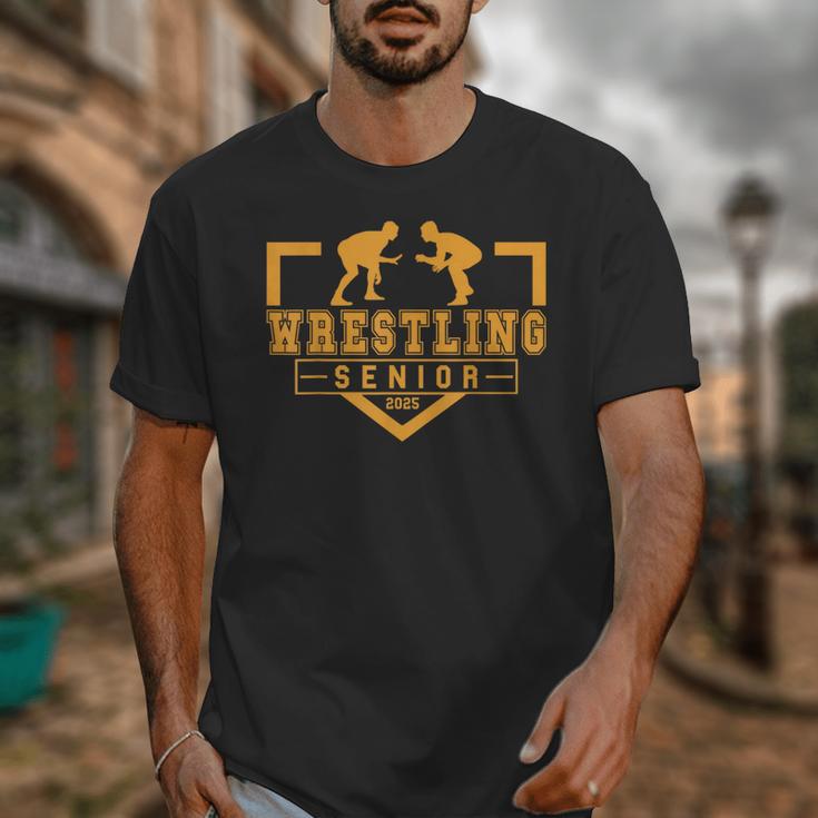 Wrestling Senior Night Wrestling Senior 2025 Graduation 17 Unisex T-Shirt