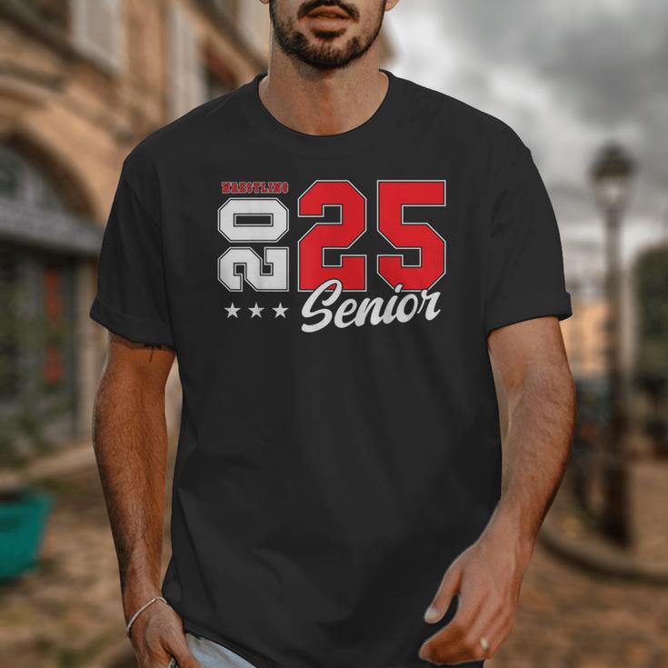 Wrestling Senior Night Wrestling Senior 2025 Graduation 75 Unisex T-Shirt