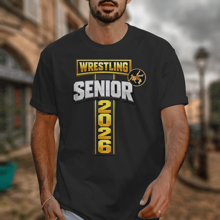 Wrestling Senior Night Senior 2026 Faith Cross Graduation Unisex T-Shirt