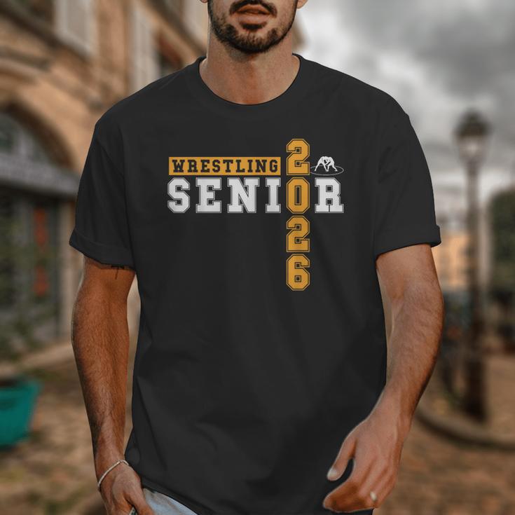 Wrestling Senior Night Wrestling Senior 2026 Graduation 27 Unisex T-Shirt