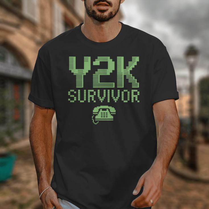 Y2K Survivor 2000s Nostalgia Retro Vintage Nostalgic Unisex T-Shirt Y2K Survivor 2000s Nostalgia Retro Vintage Nostalgic Unisex T-Shirt