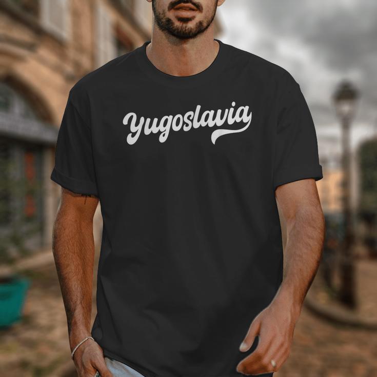 Yugoslavia Typeset Proud Yugoslav Nostalgia Unisex T-Shirt Yugoslavia Typeset Proud Yugoslav Nostalgia Unisex T-Shirt