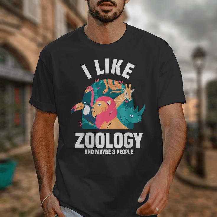 Zoologist Scientist Wildlife Biologist Zoology Introverted Unisex T-Shirt