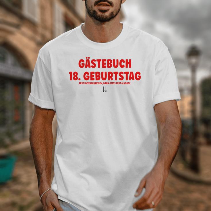 18th Birthday Guest Book Party Memory Unisex T-Shirt 18th Birthday Guest Book Party Memory Unisex T-Shirt