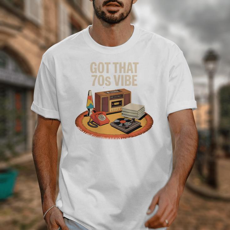 1970s 70s Reunion Nostalgia Memories Music School Grew Up Premium Tri-Blend Unisex T-Shirt