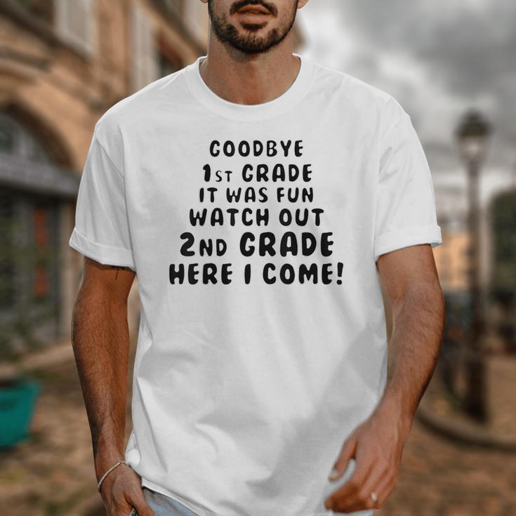 1st First Grade Graduation Tshirt Moving On To 2nd Grade Unisex T-Shirt