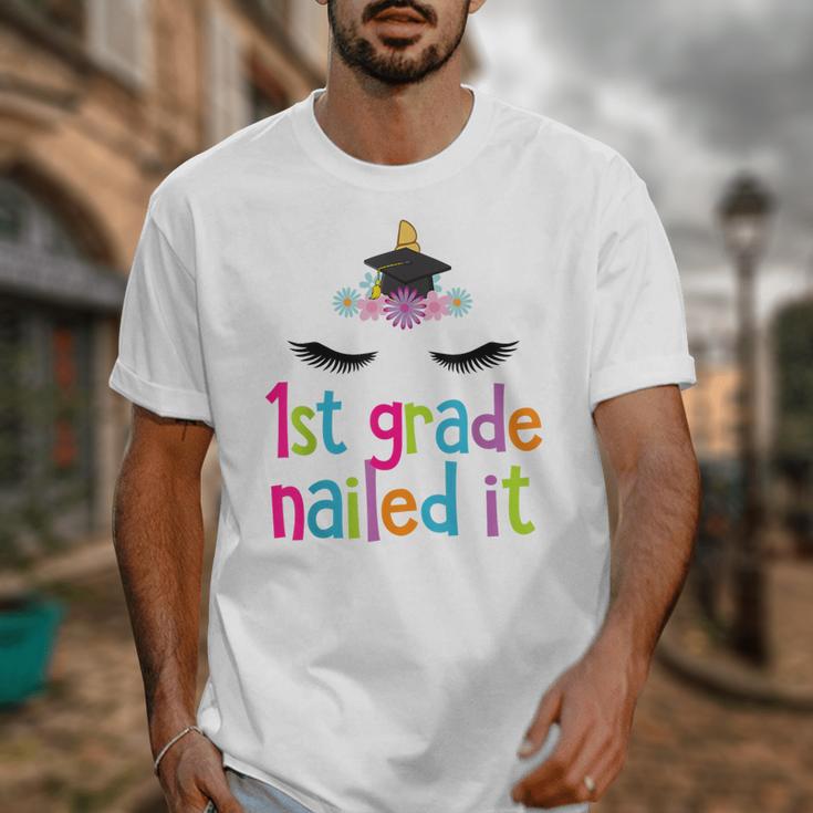 1st Grade Nailed ItShirt Unicorn Graduation Class Of 2018 Unisex T-Shirt