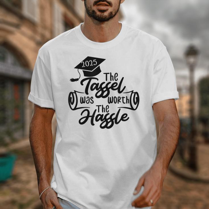2025 Graduation The Tassel Was Worth The Hassle University Unisex T-Shirt