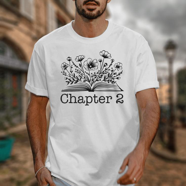2nd Birthday Girl Chapter 2 Reading Book Lover 2 Year Old Unisex T-Shirt