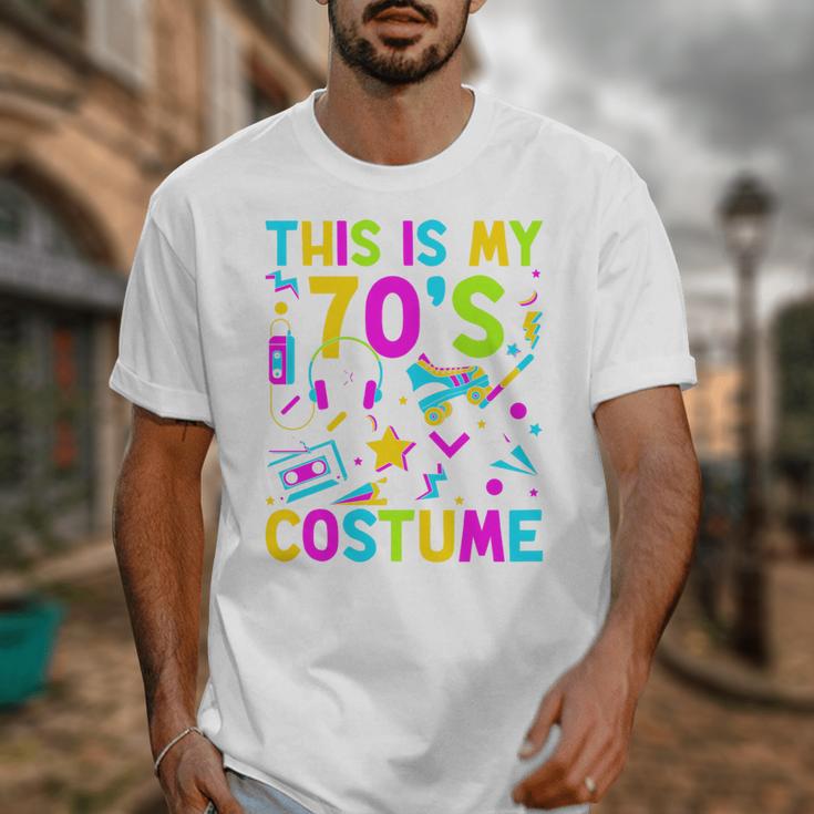 This Is My 70's Costume Nostalgia Mixtape Era 1970s Party Premium Tri-Blend Unisex T-Shirt