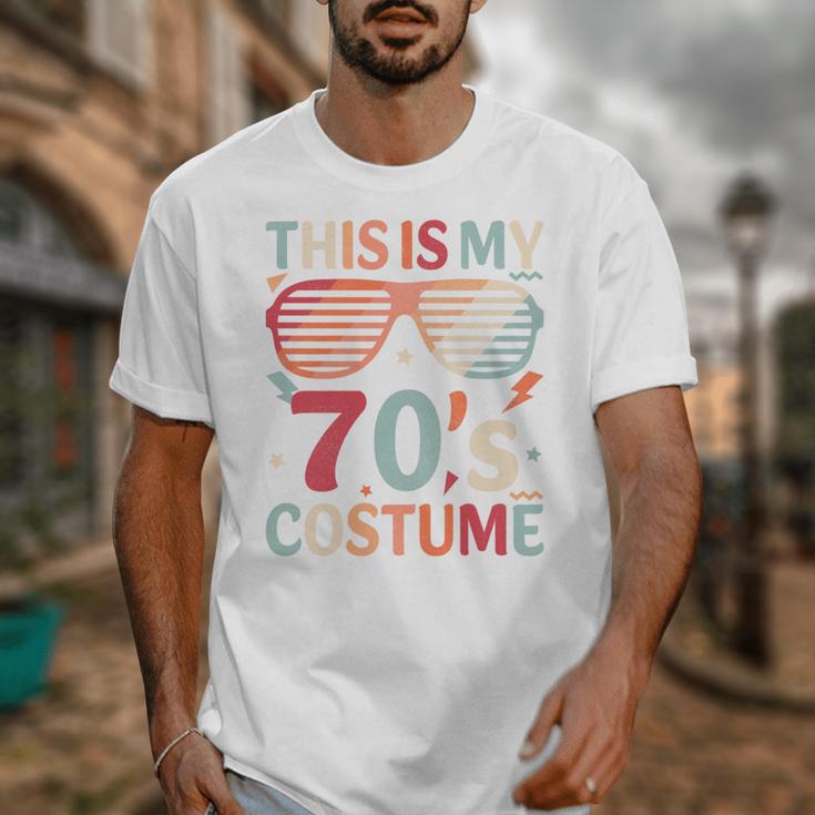 This Is My 70s Costume Vintage Style Nostalgia 1970s Retro Unisex T-Shirt