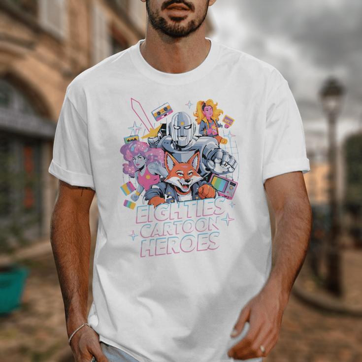 80's Cartoon Heroes Apparel For Retro Nostalgia Fans Unisex T-Shirt 80's Cartoon Heroes Apparel For Retro Nostalgia Fans Unisex T-Shirt