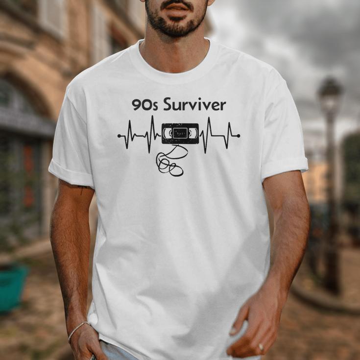 90s Survivor Retro Nostalgia Vintage Throwback Unisex T-Shirt