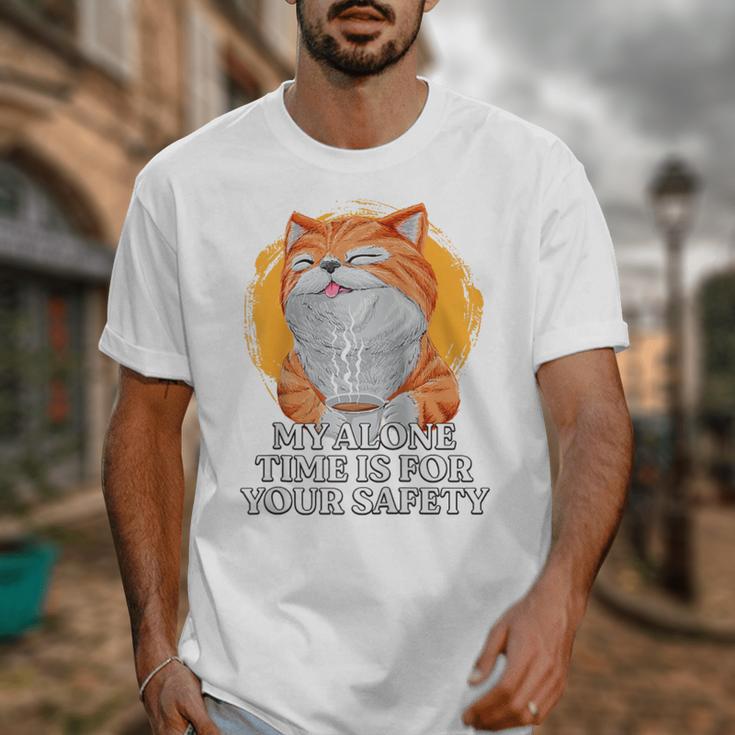 My Alone Time Is For Your Safety Coffee Lover Introvert Raglan Baseball Tee Unisex T-Shirt My Alone Time Is For Your Safety Coffee Lover Introvert Raglan Baseball Tee Unisex T-Shirt