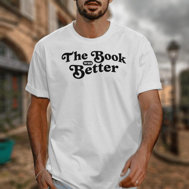 The Book Was Better Book Lover Reading Premium Tri-Blend Unisex T-Shirt
